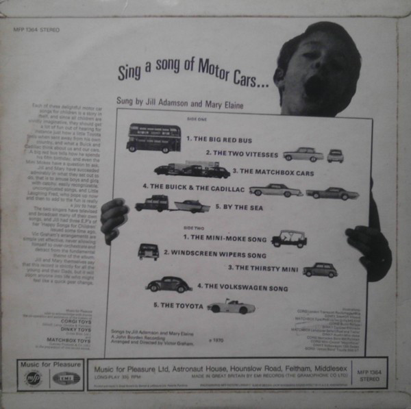 Sing a song of Motor Cars